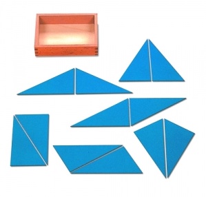 [다원몬테소리]파란색구성삼각형/DW222